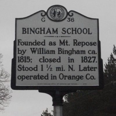 Bingham School Marker image, Touch for more information