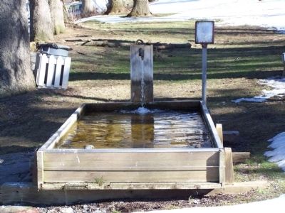 Schaefferstown Water Company Spring. Click for full size. Schaefferstown Water Company Spring image. Click for full size.