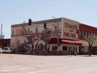 Kingfisher, Oklahoma Mural. Click for full size. Kingfisher, Oklahoma Mural image. Click for full size.