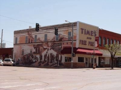 Kingfisher, Oklahoma Mural image. Click for full size.