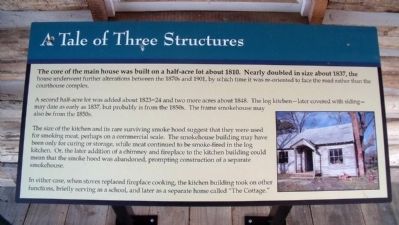 A Tale of Three Structures Marker. Click for full size. A Tale of Three Structures Marker image. Click for full size.