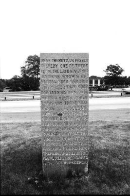 Carter Jackson Monument Marker - West Side image. Click for full size.