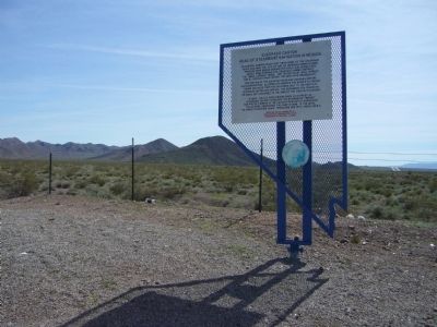 Eldorado Canyon Marker. Click for full size. Eldorado Canyon Marker image. Click for full size.