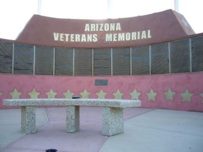 Arizona Veterans Memorial Marker image. Click for full size.