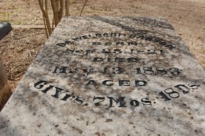 Dr. Welborn Barton Tombstone image. Click for full size.