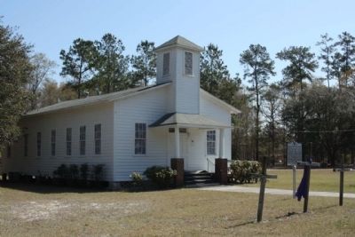 Rehoboth Methodist Church and Marker. Click for full size. Rehoboth Methodist Church and Marker image. Click for full size.