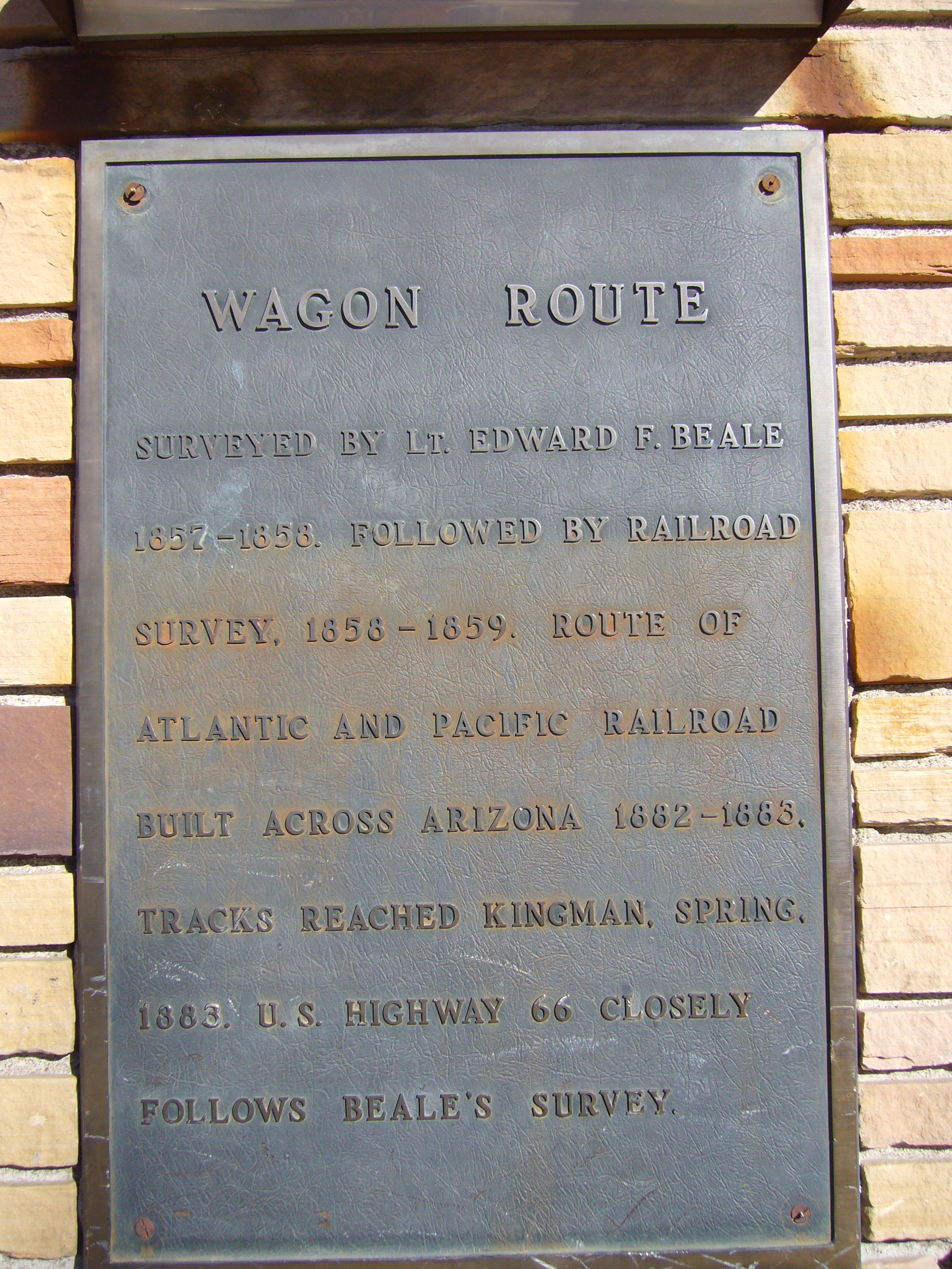 Wagon Route Marker