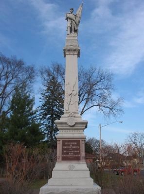 Portage County Civil War Memorial. Click for full size. Portage County Civil War Memorial image. Click for full size.