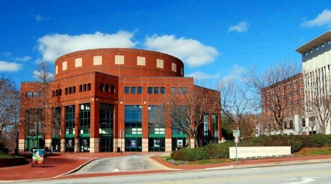Peace Center with Harper Plaza in Far Right. Click for full size. Peace Center with Harper Plaza in Far Right image. Click for full size.