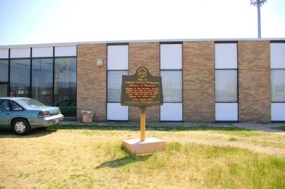 Site of Captain Overton W. Barret’s battery of Missouri. Marker. Click for full size. Site of Captain Overton W. Barret’s battery of Missouri. Marker image. Click for full size.