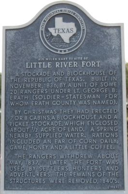 Little River Fort Marker image. Click for full size.