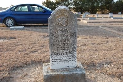 Wilson Van Dyke Gravestone. Click for full size. Wilson Van Dyke Gravestone image. Click for full size.