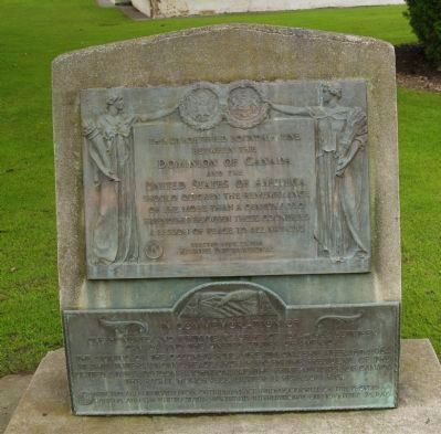 Peace Arch Marker image. Click for full size.