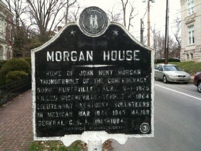 Morgan House Marker image. Click for full size.
