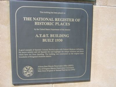 A.T. & T. Building Marker image. Click for full size.