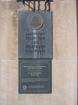 A.T. & T. Building Marker image. Click for full size.