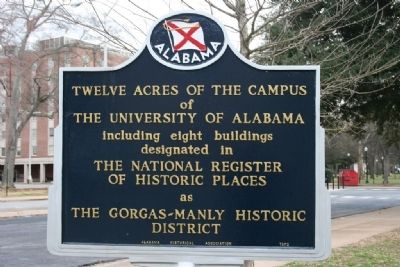 The Gorgas-Manly Historic District Marker Side B image. Click for full size.