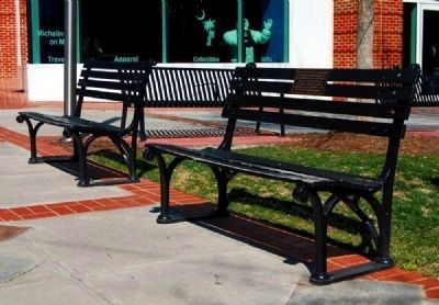 Townes Plaza Benches. Click for full size. Townes Plaza Benches image. Click for full size.