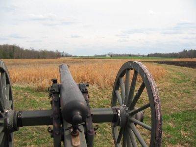 Confederate Gunner's View image. Click for full size.