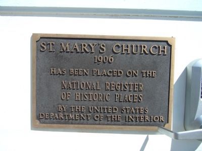 National Register of Historic Places Plaque image. Click for full size.