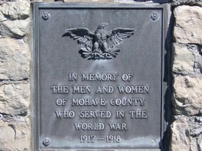World War I Memorial Marker. Click for full size. World War I Memorial Marker image. Click for full size.