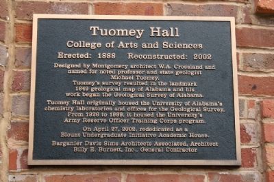 Tuomey Hall Marker image. Click for full size.