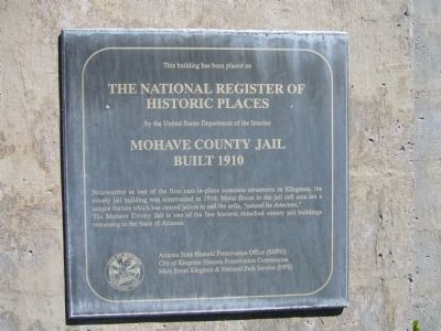 Mohave County Jail Marker image. Click for full size.