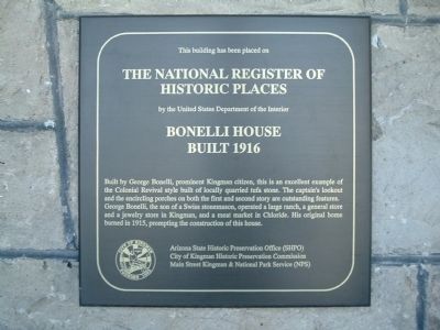 Bonelli House Marker image. Click for full size.