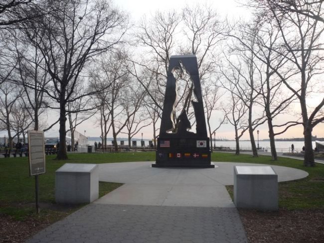 New York Korean War Veterans Memorial image. Click for full size.