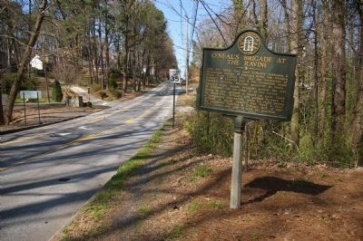O’Neal’s Brigade at the Ravine Marker. Click for full size. O’Neal’s Brigade at the Ravine Marker image. Click for full size.