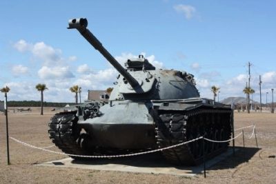 A nearby Tank display at the Veterans Memorial. Click for full size. A nearby Tank display at the Veterans Memorial image. Click for full size.