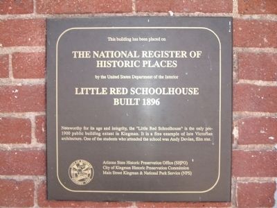 Little Red Schoolhouse Marker. Click for full size. Little Red Schoolhouse Marker image. Click for full size.