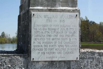 Gen. William Moultrie Marker image. Click for full size.