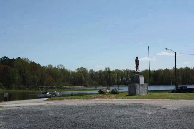 Gen. William Moultrie Marker, west shore of Lake Moultrie,at Black's Camp Road. Click for full size. Gen. William Moultrie Marker, west shore of Lake Moultrie,at Black's Camp Road image. Click for full size.