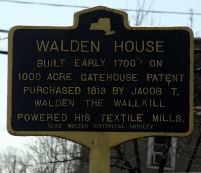 Walden House Marker image. Click for full size.