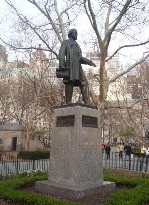 John Ericsson Statue image. Click for full size.