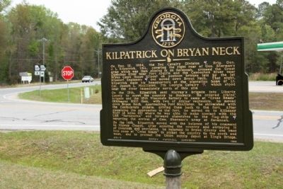 Kilpatrick on Bryan Neck Marker image. Click for full size.
