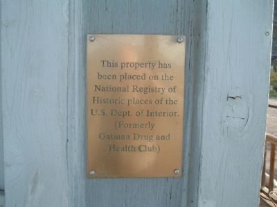 Oatman Drug and Health Club Marker image. Click for full size.