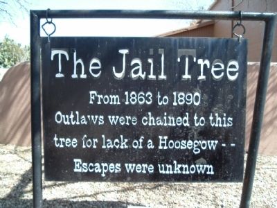 The Jail Tree Marker image. Click for full size.