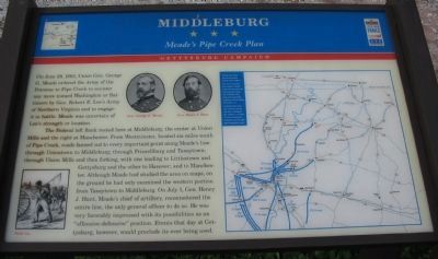 Middleburg Marker. Click for full size. Middleburg Marker image. Click for full size.
