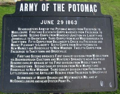Army of the Potomac Tablet image. Click for full size.