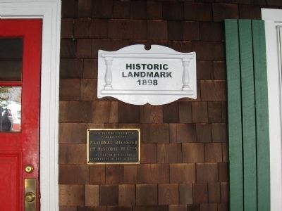 Markers at the Crafts Inn Entrance. Click for full size. Markers at the Crafts Inn Entrance image. Click for full size.