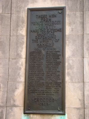 Tablet on Back of Monument. Click for full size. Tablet on Back of Monument image. Click for full size.