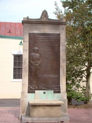 The Right Will Prevail Monument. Click for full size. The Right Will Prevail Monument image. Click for full size.