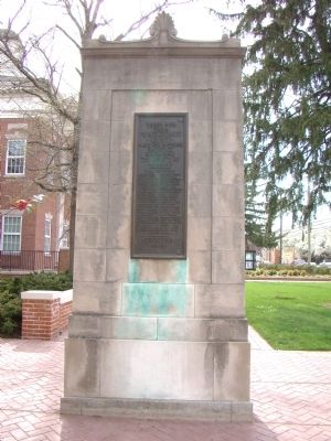 Back of Monument. Click for full size. Back of Monument image. Click for full size.