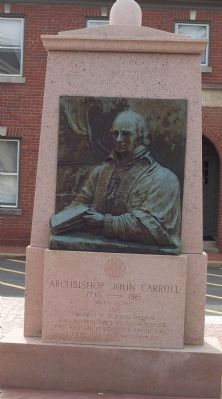 Archbishop John Carroll Monument image. Click for full size.