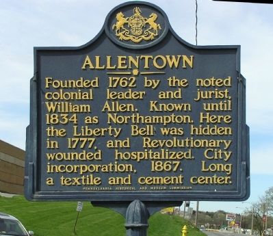 Allentown Marker image. Click for full size.