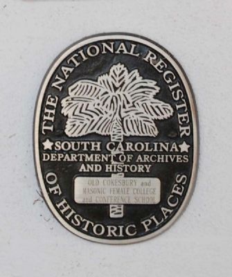 Old Cokesbury and Masonic Female College and Conference School Marker image. Click for full size.