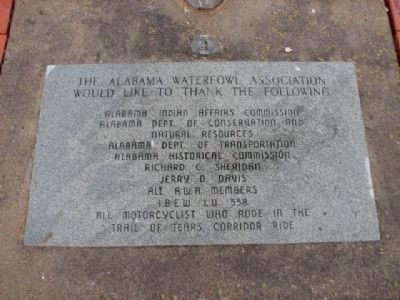The Alabama Waterfowl Association Marker image. Click for full size.