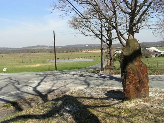 Wide view of the John Hanson "Hance" Steelman Marker image. Click for full size.